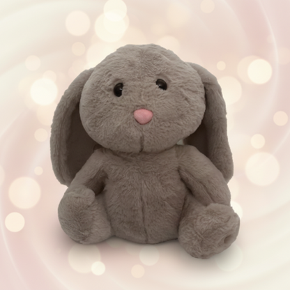 doudou bébé lapin brun respre