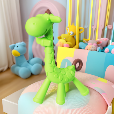 girafe verte chambre enfant