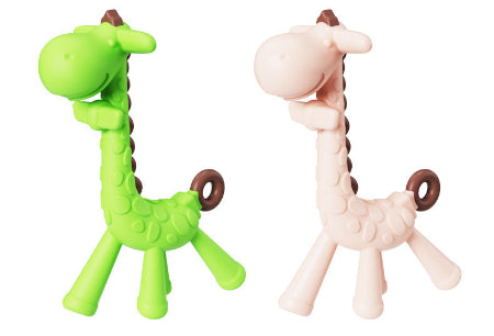 girafes verte beige