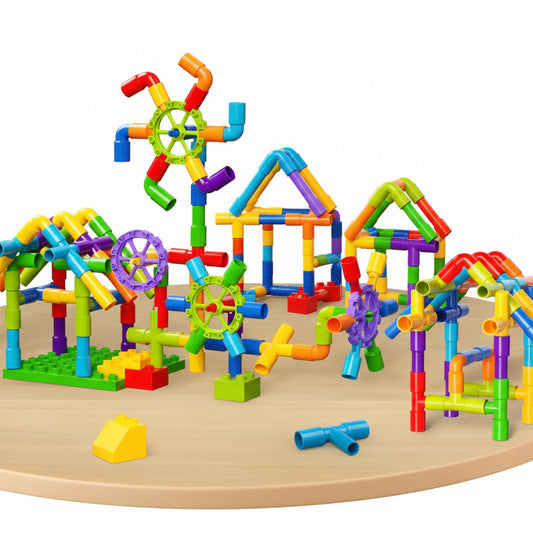 jeux de construction enfant avec maman