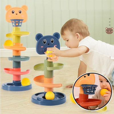 jouet bebe spirale balle