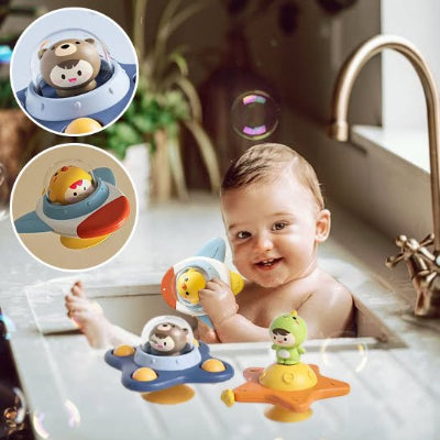 jouet de bain bébé dans évier
