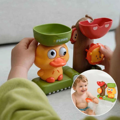 jouet de bain bébé touchant