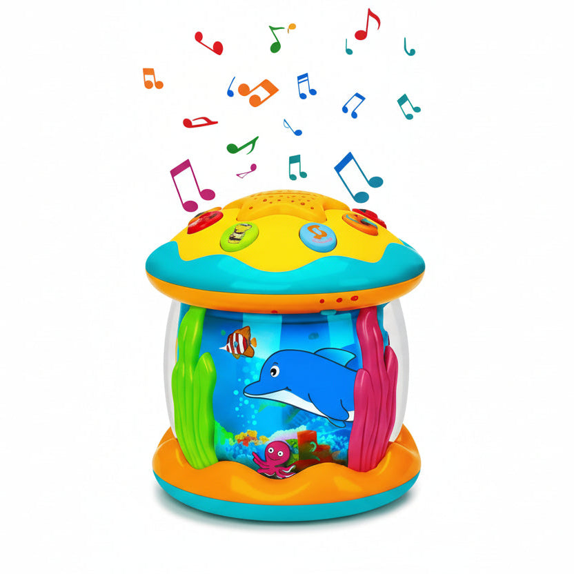 jouet éveil bébé veilleuse musicale