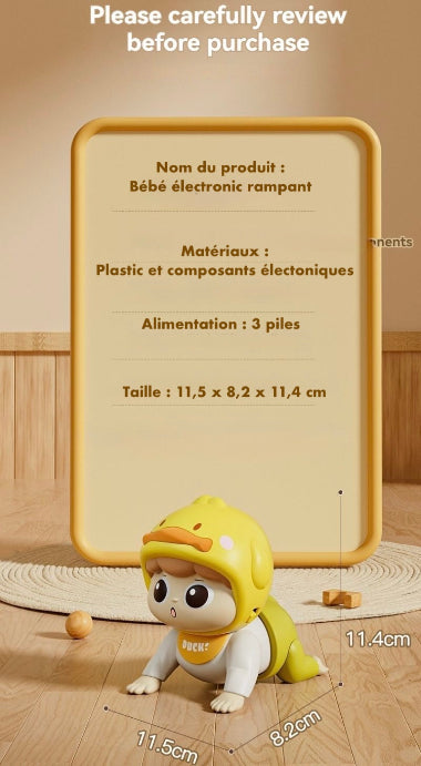 jouet rampant mesures explications