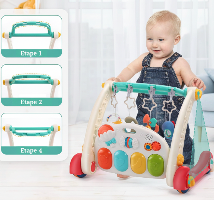 tapis éveil bébé hibou garçon