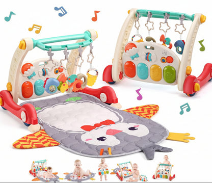 tapis éveil bébé hibou multiactivités